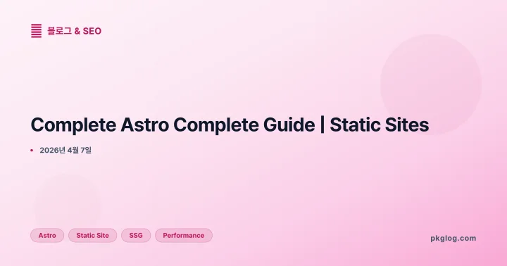 Complete Astro Complete Guide | Static Sites