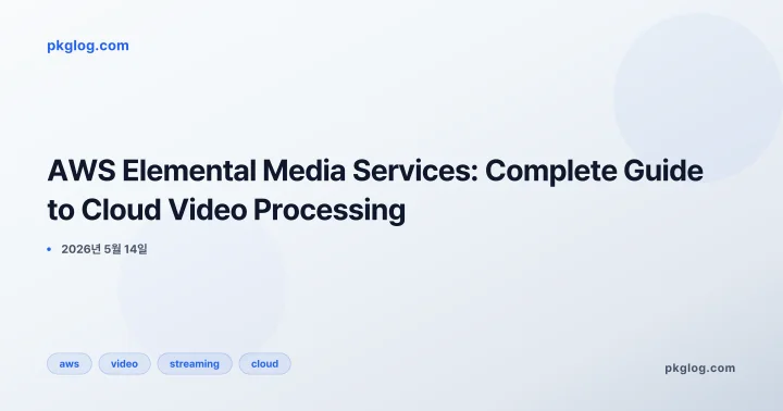 AWS Elemental Media Services: Complete Guide to Cloud Video Processing