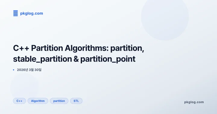 [2026] C++ Partition Algorithms: partition, stable_partition & partition_point