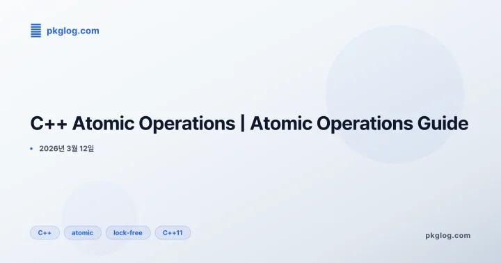 [2026] C++ Atomic Operations | Atomic Operations Guide