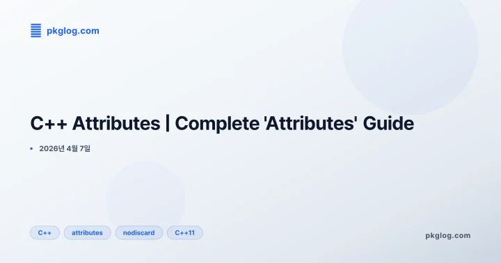 C++ Attributes | Complete 'Attributes' Guide