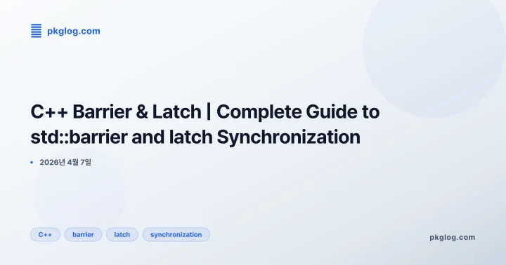 C++ Barrier & Latch | Complete Guide to std::barrier and latch Synchronization