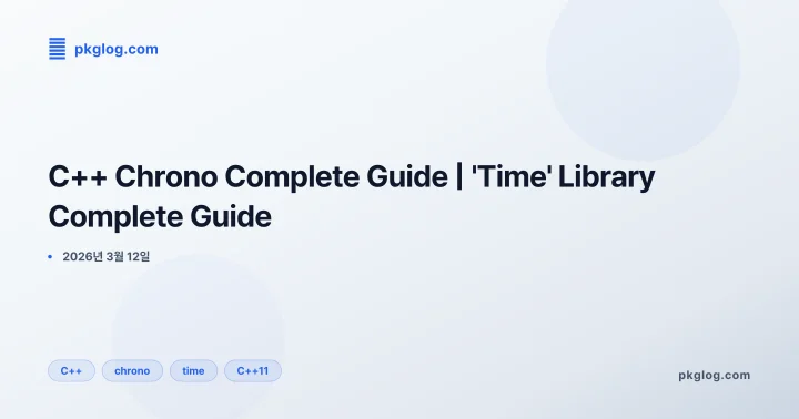 C++ Chrono Complete Guide | 'Time' Library Complete Guide