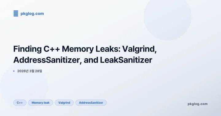 [2026] Finding C++ Memory Leaks: Valgrind, AddressSanitizer, and LeakSanitizer