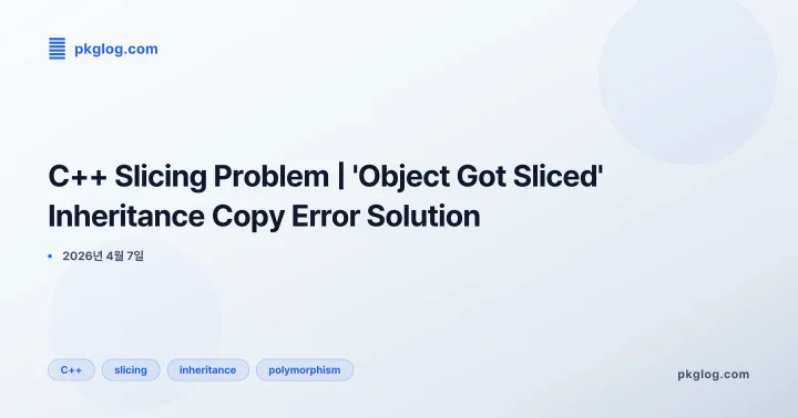 C++ Slicing Problem | 'Object Got Sliced' Inheritance Copy Error Solution