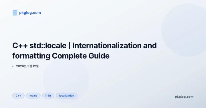 [2026] C++ std::locale | Internationalization and formatting Complete Guide