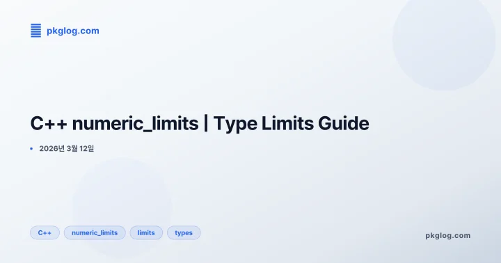 [2026] C++ numeric_limits | Type Limits Guide