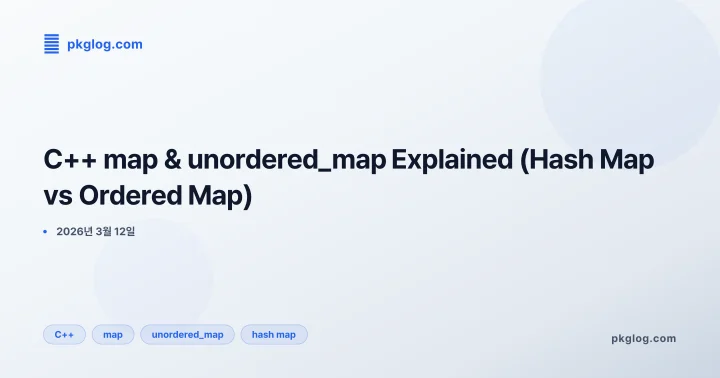 [2026] C++ map & unordered_map Explained (Hash Map vs Ordered Map)