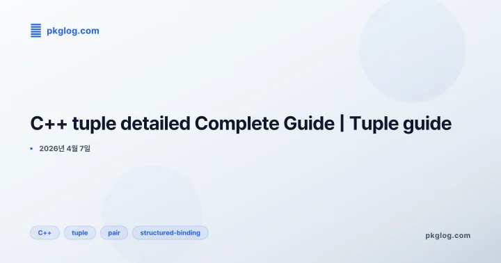 [2026] C++ tuple detailed Complete Guide | Tuple guide