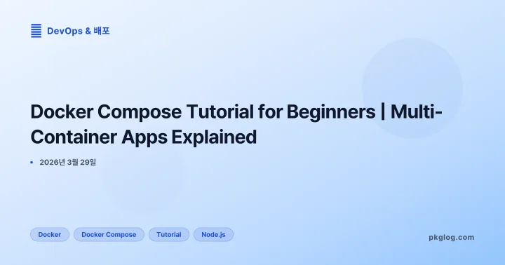 [2026] Docker Compose Tutorial for Beginners | Multi-Container Apps Explained