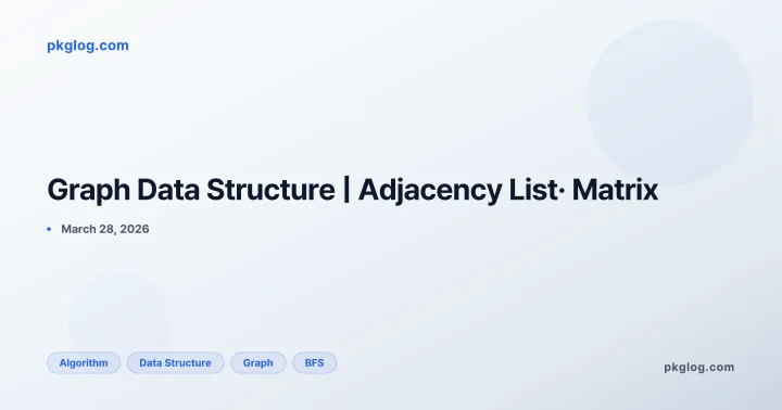 Graph Data Structure | Adjacency List· Matrix