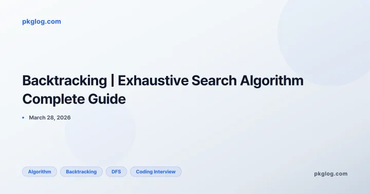 Backtracking | Exhaustive Search Algorithm Complete Guide