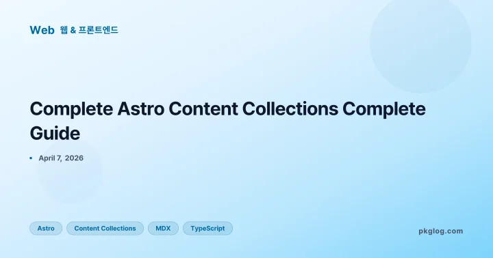 Complete Astro Content Collections Complete Guide
