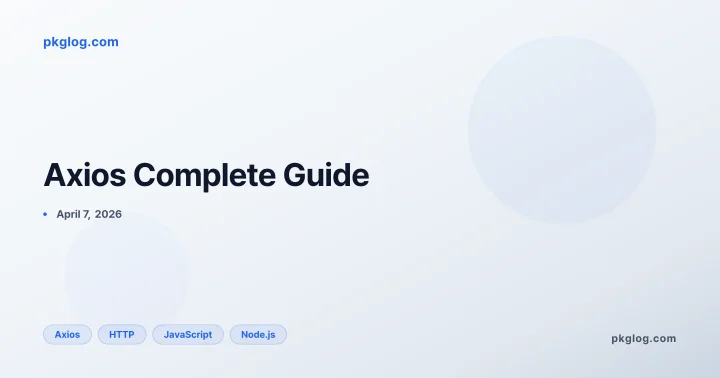 Axios Complete Guide