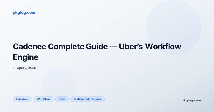 Cadence Complete Guide — Uber’s Workflow Engine