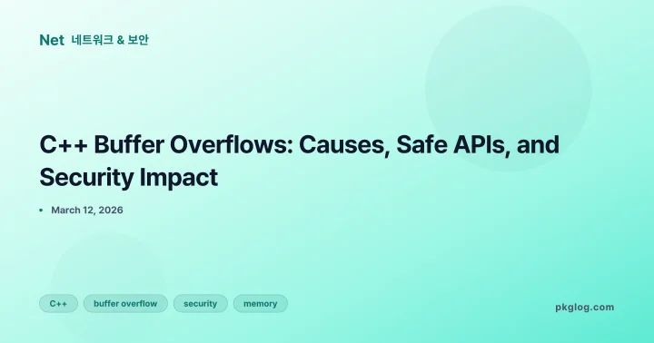 C++ Buffer Overflows: Causes, Safe APIs, and Security Impact