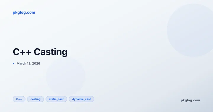 C++ Casting