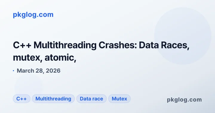 C++ Multithreading Crashes: Data Races, mutex, atomic,