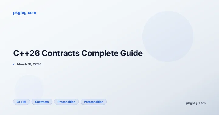 C++26 Contracts Complete Guide