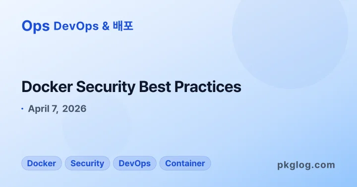 Docker Security Best Practices