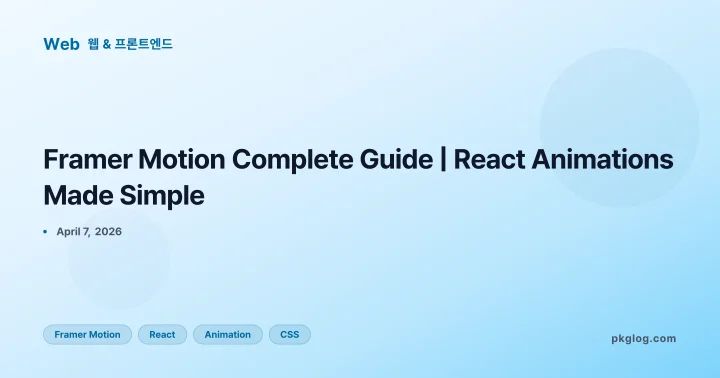 Framer Motion Complete Guide | React Animations Made Simple