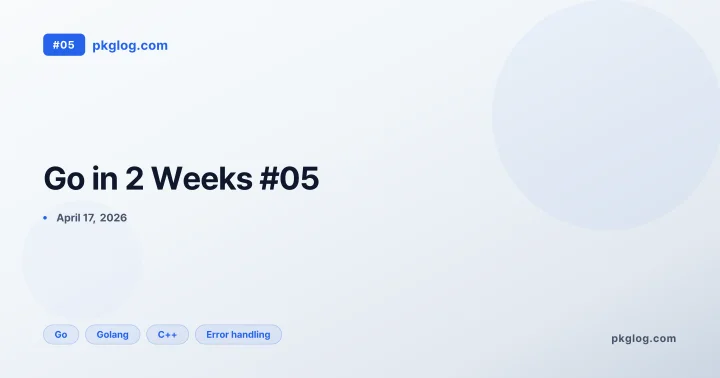 Go in 2 Weeks #05