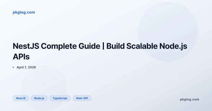 NestJS Complete Guide | Build Scalable Node.js APIs