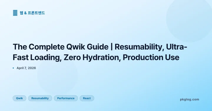 The Complete Qwik Guide | Resumability, Ultra-Fast Loading, Zero Hydration, Production Use