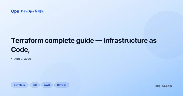 Terraform complete guide — Infrastructure as Code,
