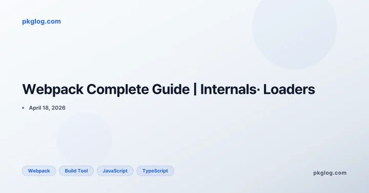Webpack Complete Guide | Internals· Loaders