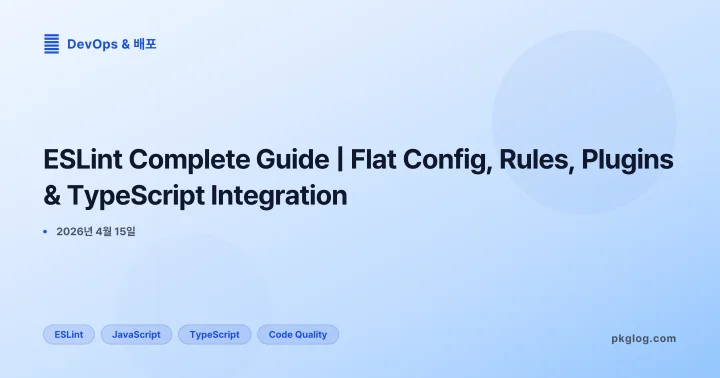 ESLint Complete Guide | Flat Config, Rules, Plugins & TypeScript Integration