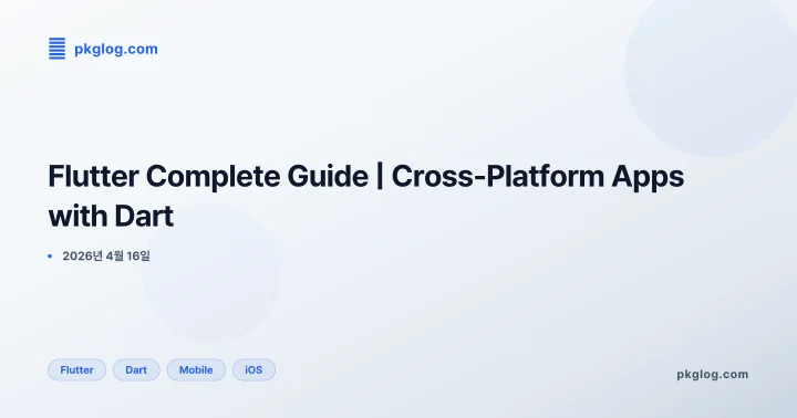 Flutter Complete Guide | Cross-Platform Apps with Dart