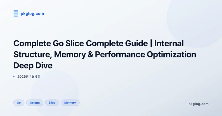 Complete Go Slice Complete Guide | Internal Structure, Memory & Performance Optimization Deep Dive