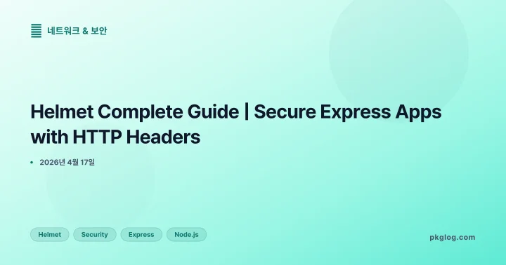 Helmet Complete Guide | Secure Express Apps with HTTP Headers