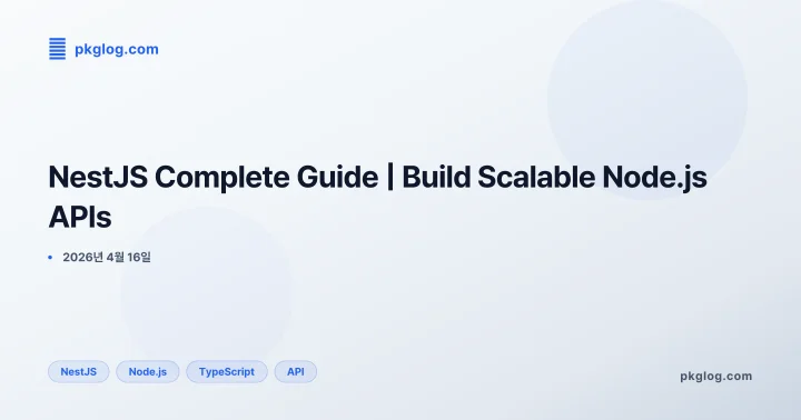 NestJS Complete Guide | Build Scalable Node.js APIs