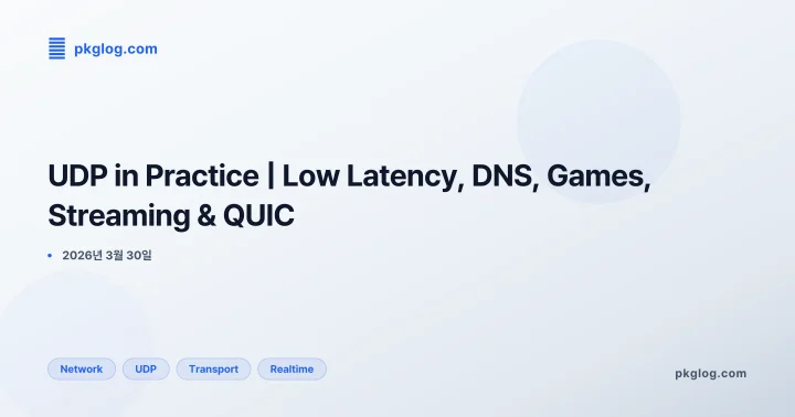 [2026] UDP in Practice | Low Latency, DNS, Games, Streaming & QUIC