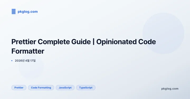Prettier Complete Guide | Opinionated Code Formatter