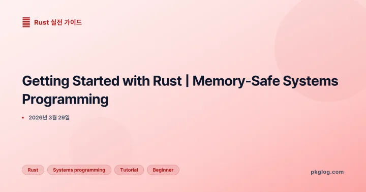 [2026] Getting Started with Rust | Memory-Safe Systems Programming