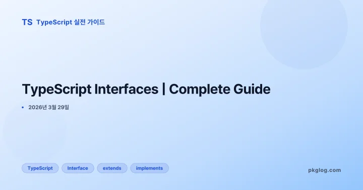 [2026] TypeScript Interfaces | Complete Guide